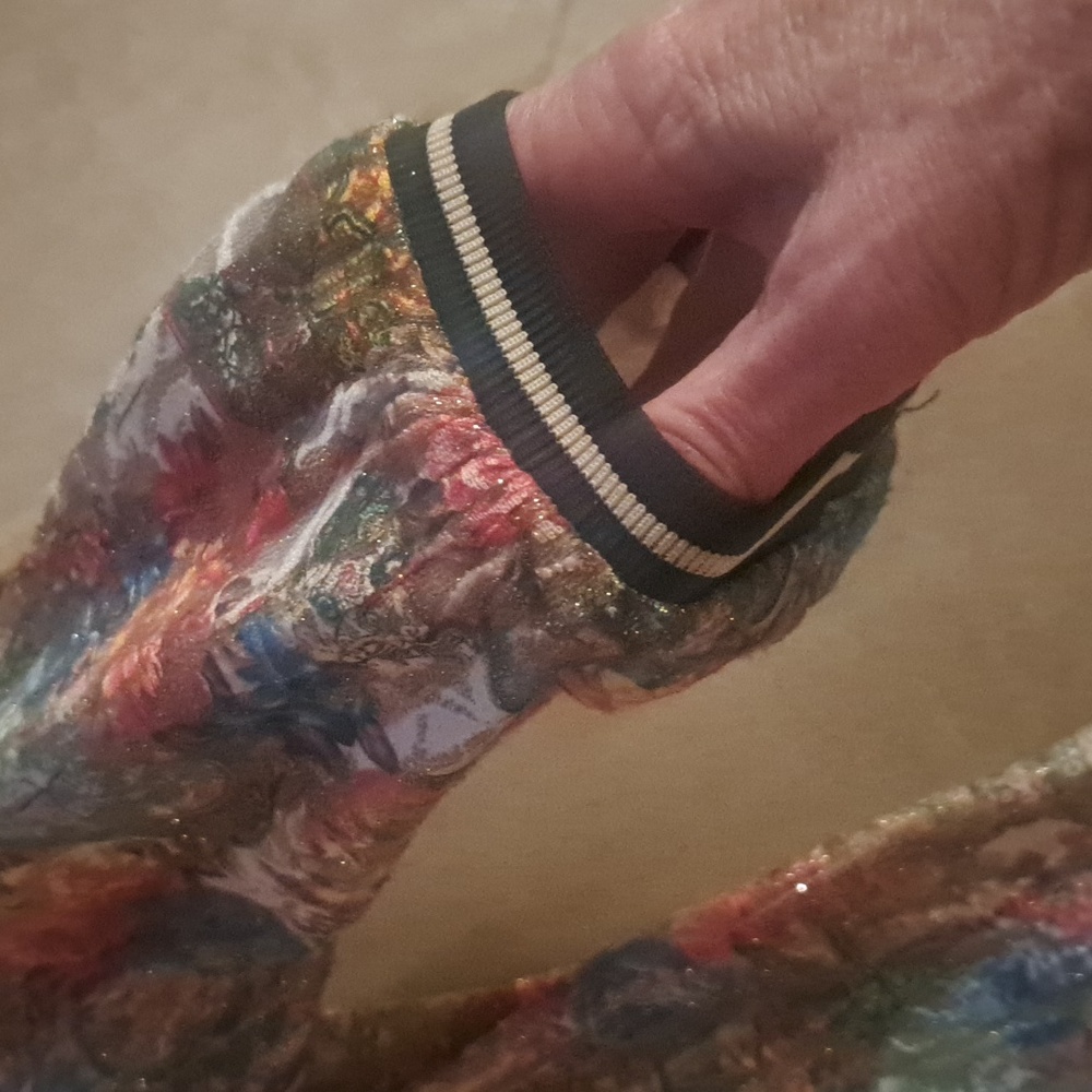 M2 Sequence And Shimmer Floral Design Zip Back To… - image 5